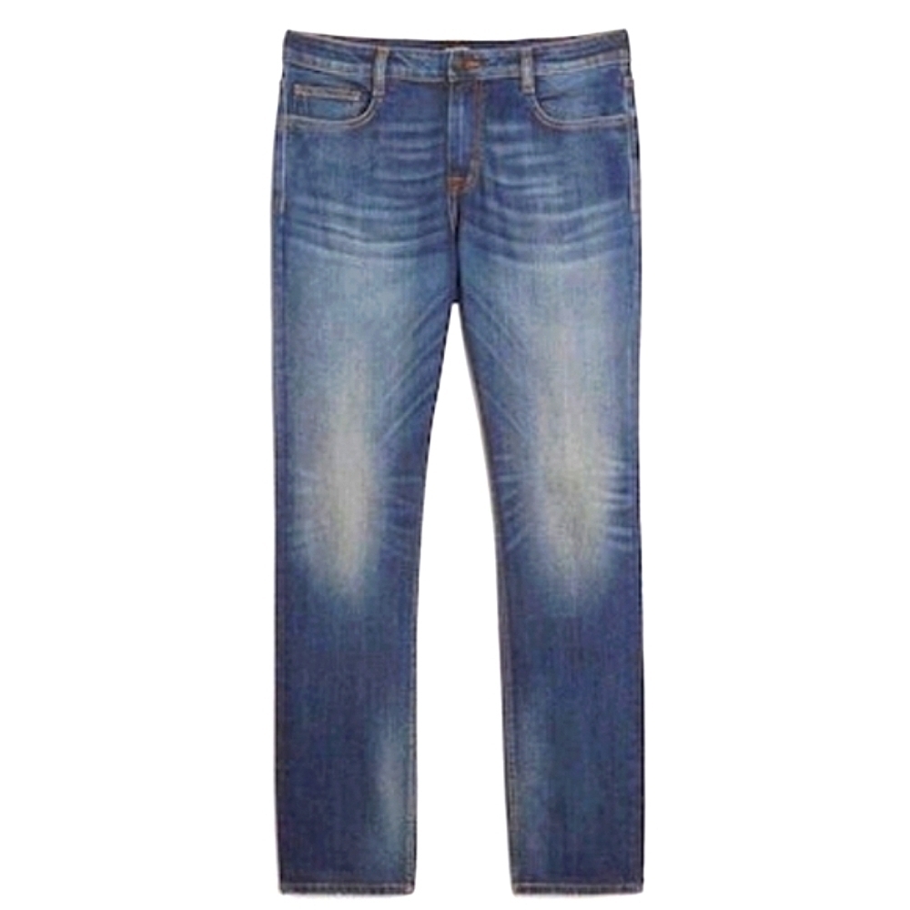 Frank & Oak Men's Slim Jeans in Medium Blue Wash